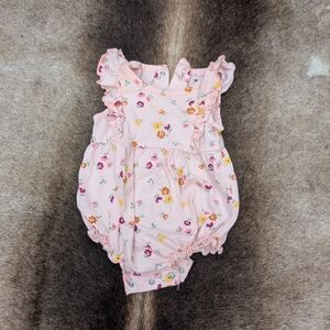 Gerber Pink Floral Kids One Piece Bodysuit